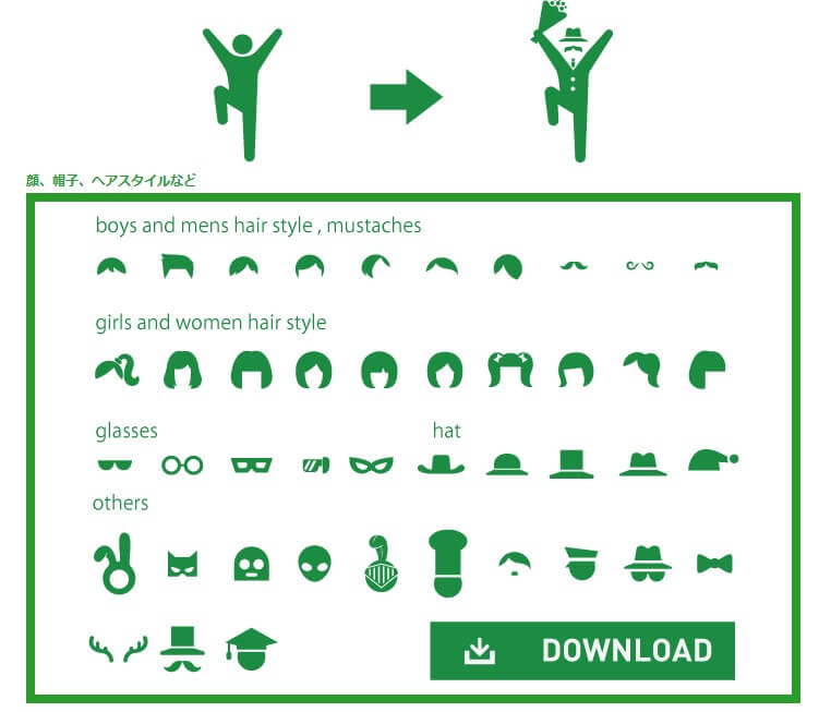 Human pictogram2.0のアタッチメント